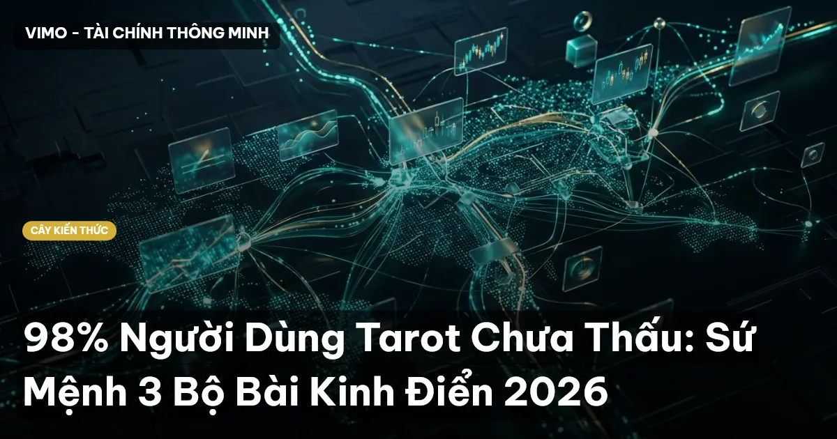 98% Người Dùng Tarot Chưa Thấu: Sứ Mệnh 3 Bộ Bài Kinh Điển 2026