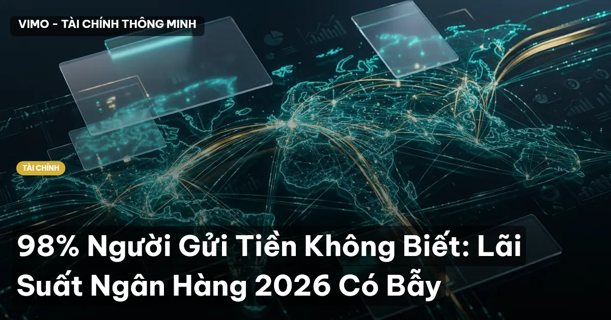 98% Người Gửi Tiền Không Biết: Lãi Suất Ngân Hàng 2026 Có Bẫy