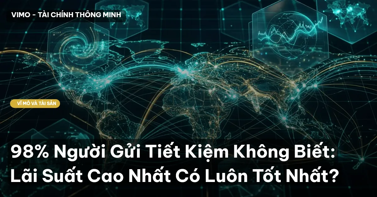 98% Người Gửi Tiết Kiệm Không Biết: Lãi Suất Cao Nhất Có Luôn Tốt Nhất?