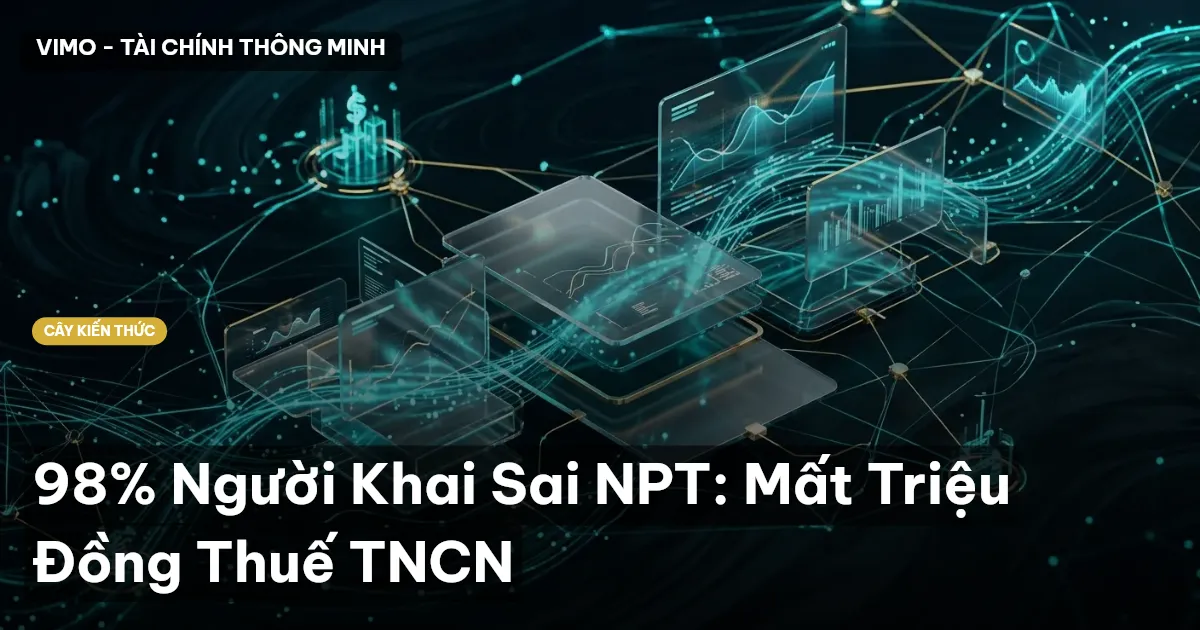 98% Người Khai Sai NPT: Mất Triệu Đồng Thuế TNCN