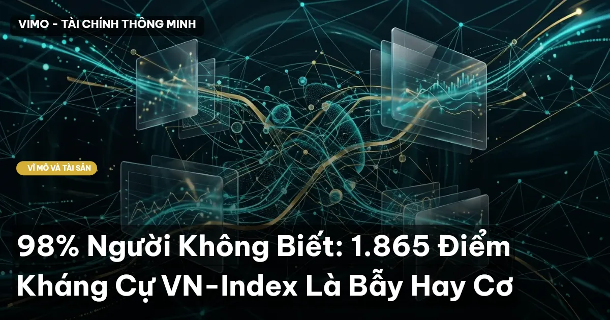 98% Người Không Biết: 1.865 Điểm Kháng Cự VN-Index Là Bẫy Hay Cơ