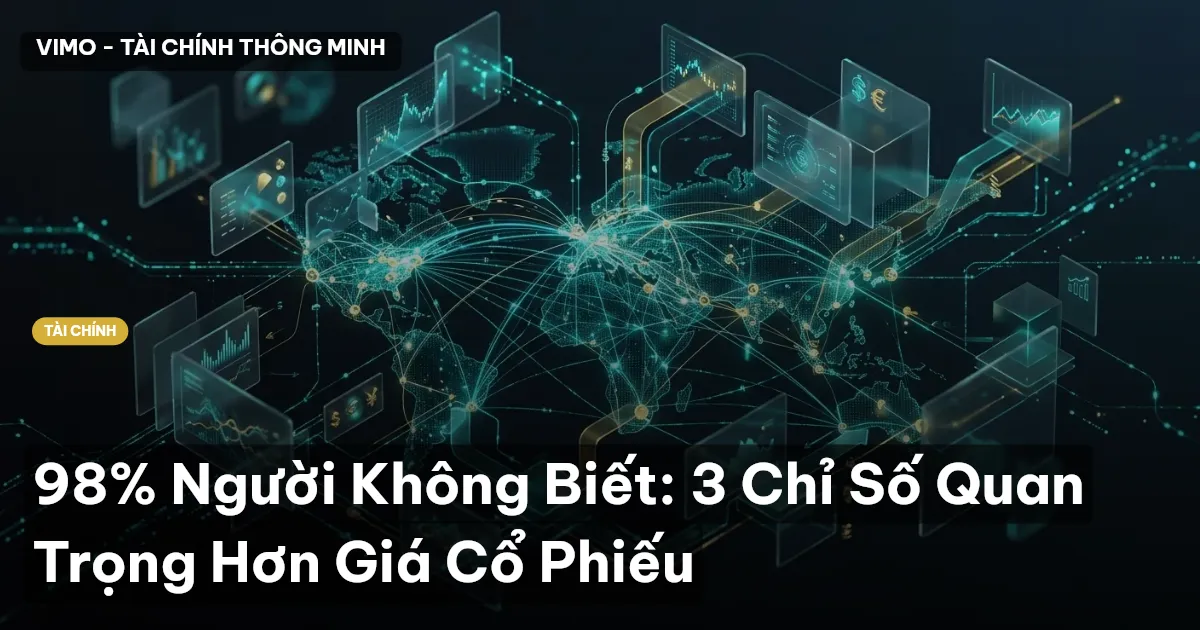 98% Người Không Biết: 3 Chỉ Số Quan Trọng Hơn Giá Cổ Phiếu