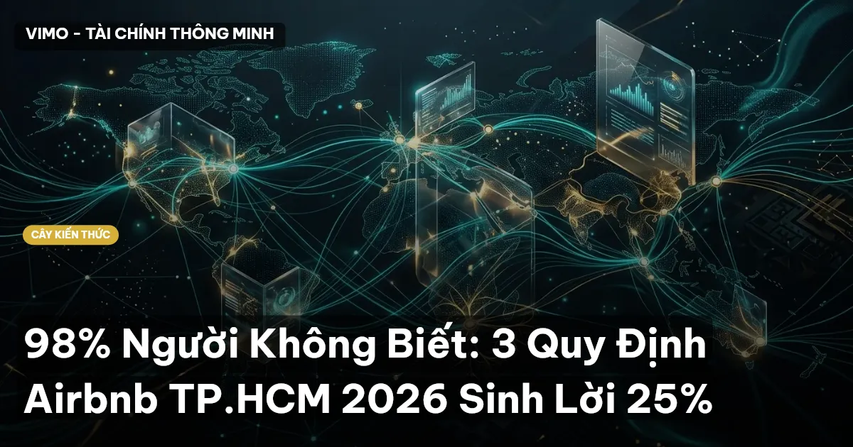 98% Người Không Biết: 3 Quy Định Airbnb TP.HCM 2026 Sinh Lời 25%