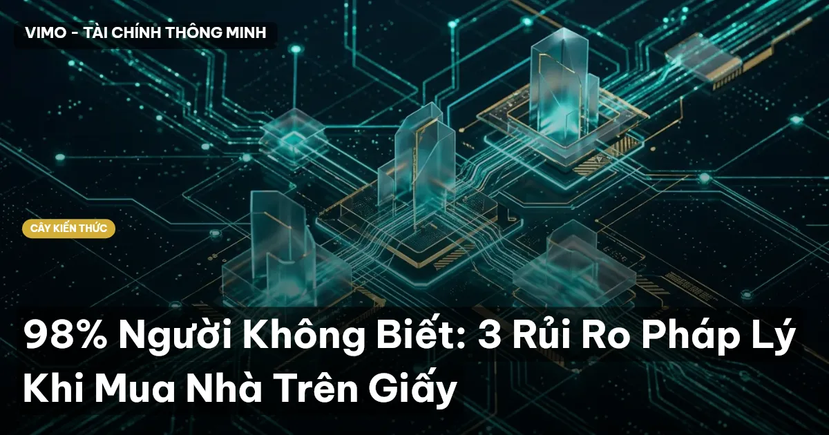 98% Người Không Biết: 3 Rủi Ro Pháp Lý Khi Mua Nhà Trên Giấy