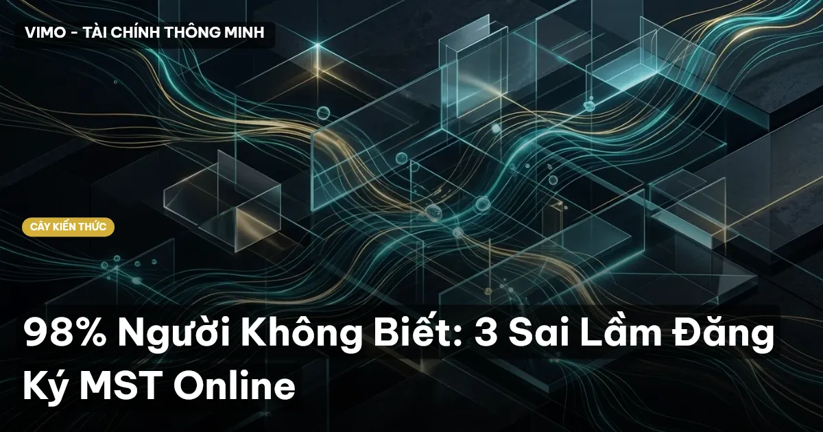 98% Người Không Biết: 3 Sai Lầm Đăng Ký MST Online