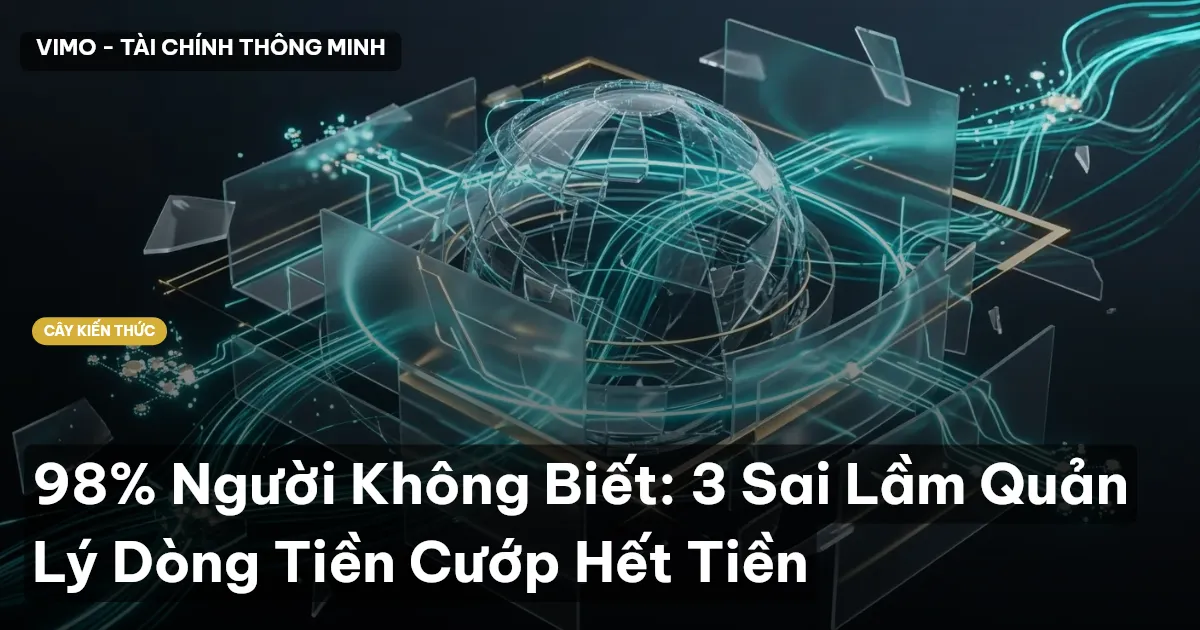 98% Người Không Biết: 3 Sai Lầm Quản Lý Dòng Tiền Cướp Hết Tiền