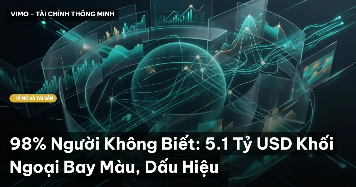 98% Người Không Biết: 5.1 Tỷ USD Khối Ngoại Bay Màu, Dấu Hiệu