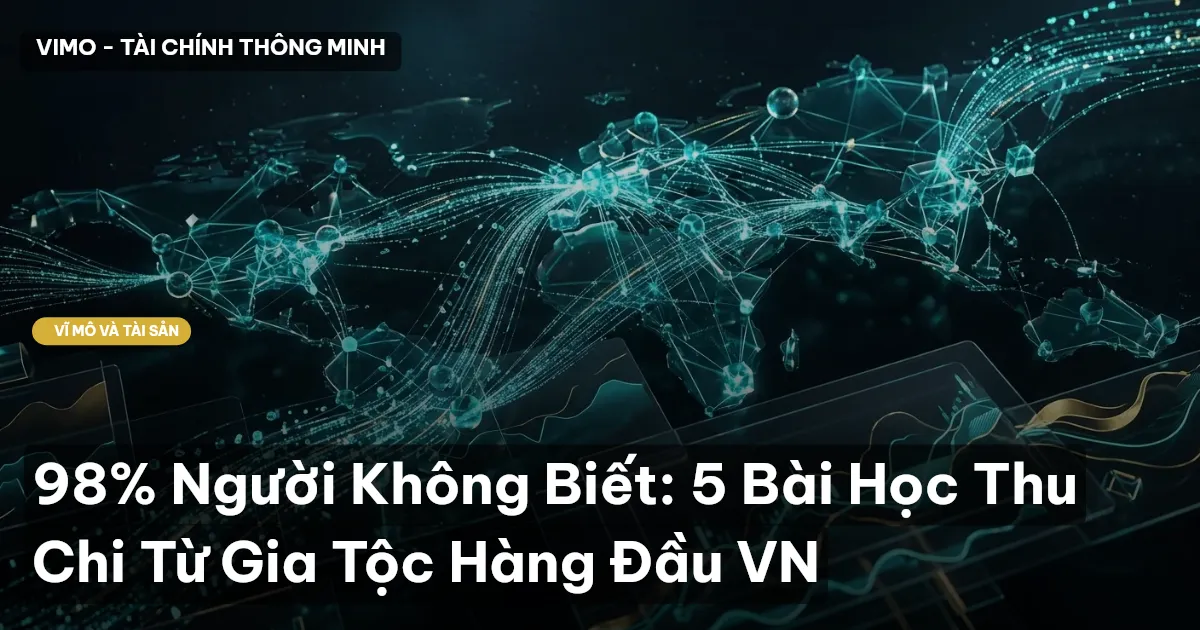 98% Người Không Biết: 5 Bài Học Thu Chi Từ Gia Tộc Hàng Đầu VN