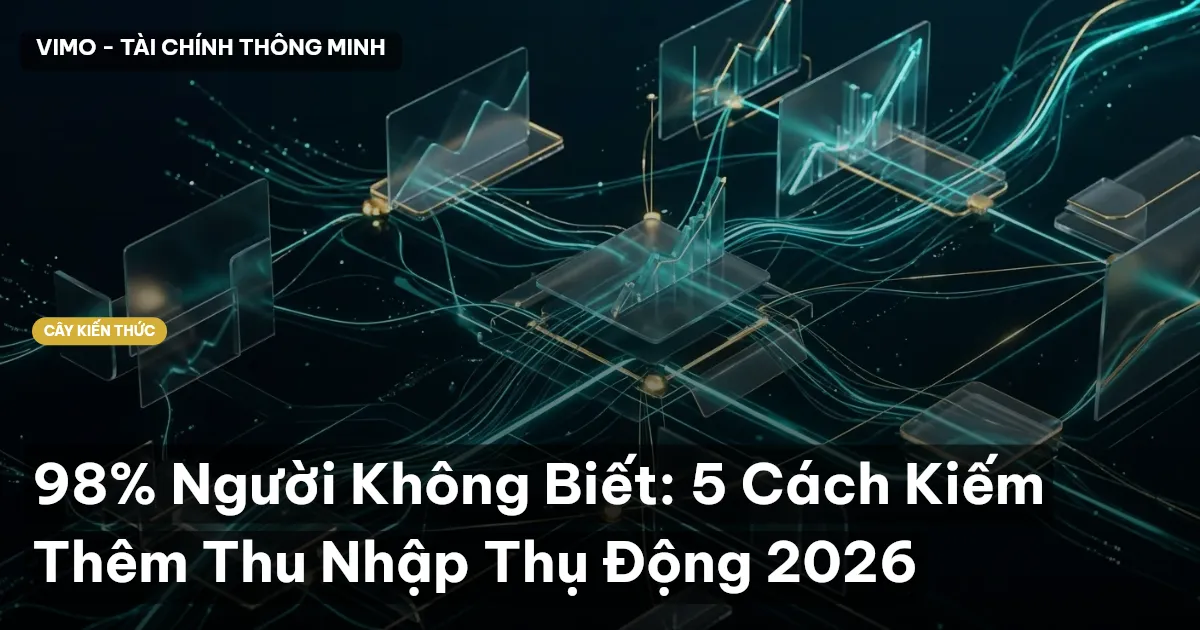 98% Người Không Biết: 5 Cách Kiếm Thêm Thu Nhập Thụ Động 2026