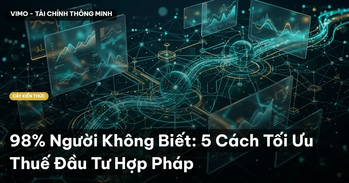 98% Người Không Biết: 5 Cách Tối Ưu Thuế Đầu Tư Hợp Pháp
