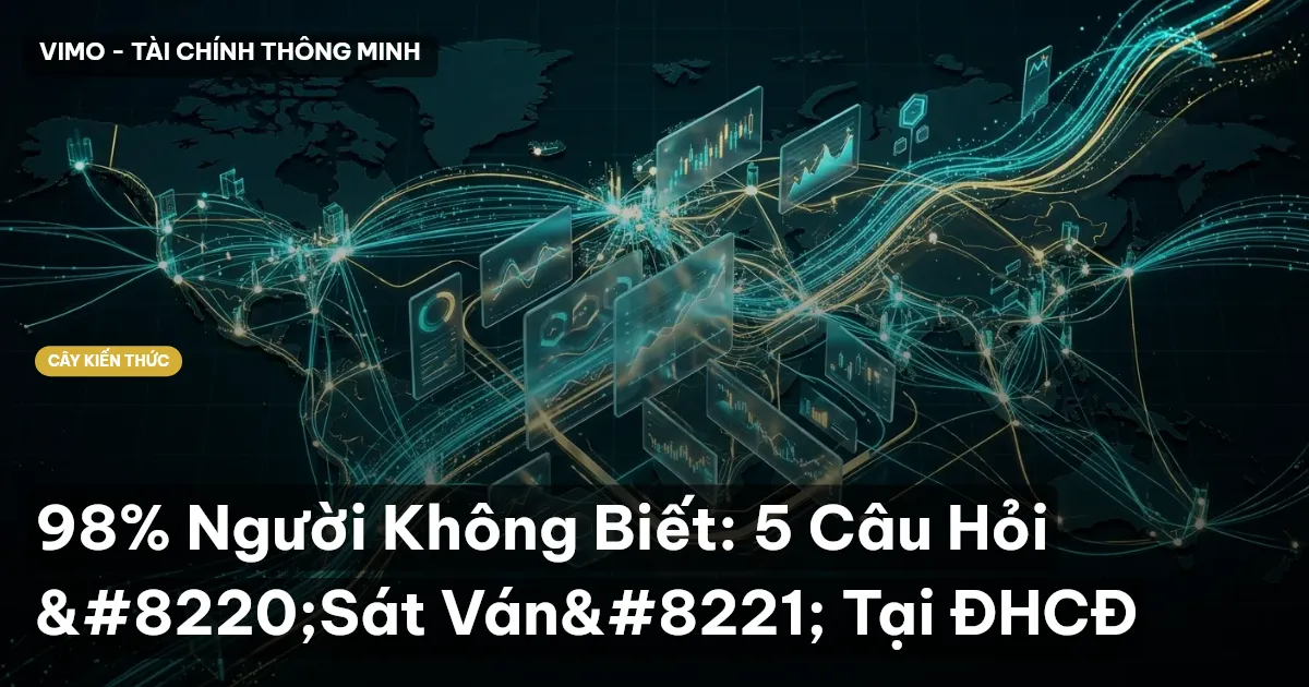98% Người Không Biết: 5 Câu Hỏi “Sát Ván” Tại ĐHCĐ