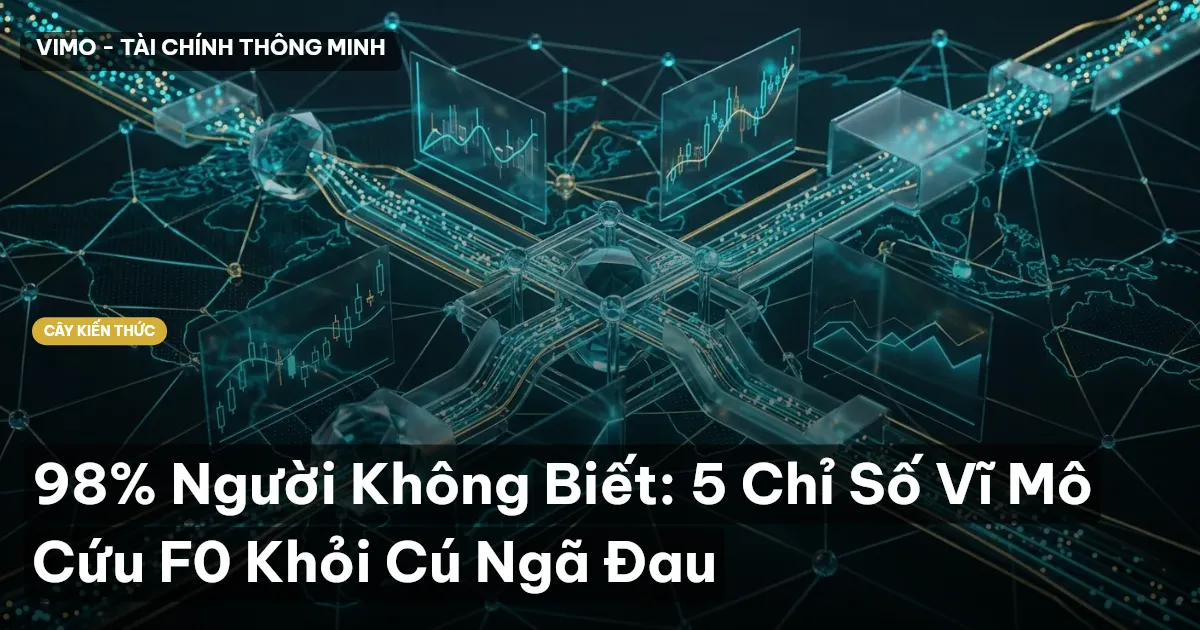 98% Người Không Biết: 5 Chỉ Số Vĩ Mô Cứu F0 Khỏi Cú Ngã Đau