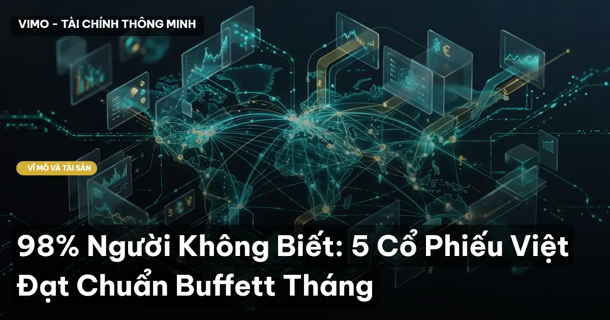 98% Người Không Biết: 5 Cổ Phiếu Việt Đạt Chuẩn Buffett Tháng
