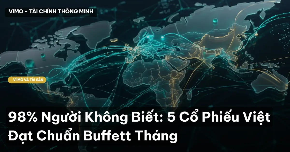 98% Người Không Biết: 5 Cổ Phiếu Việt Đạt Chuẩn Buffett Tháng