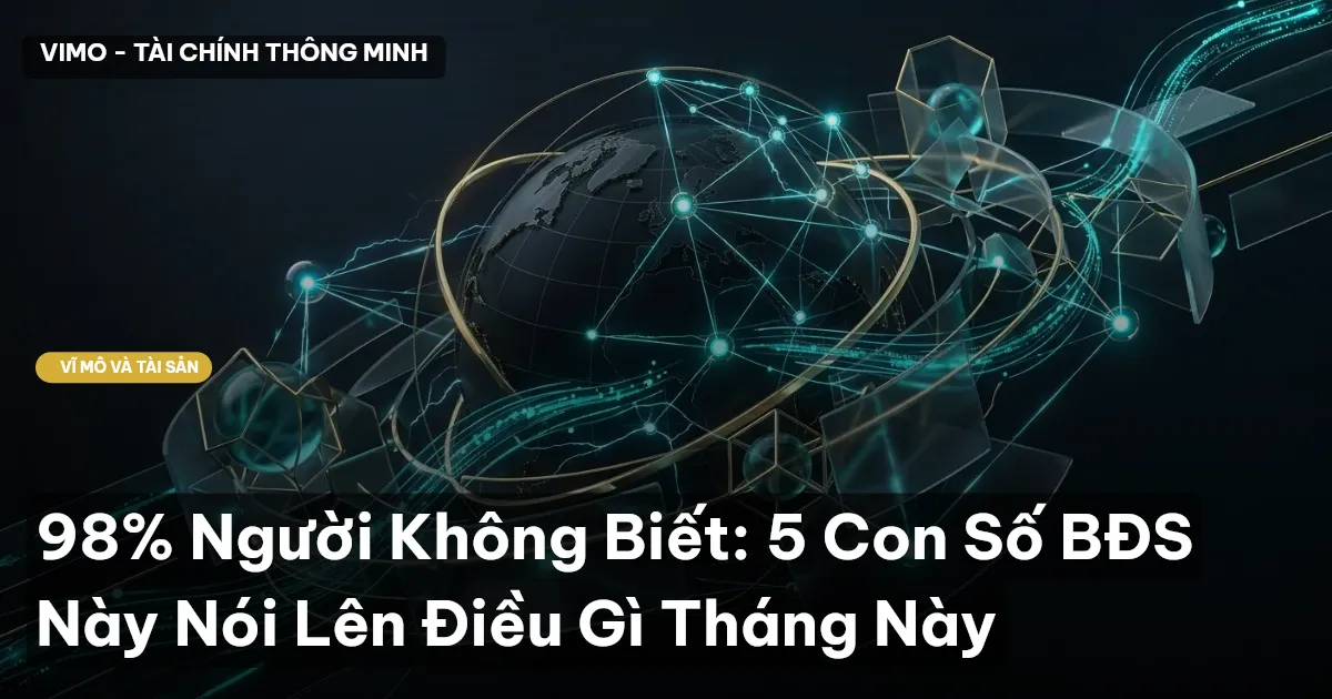 98% Người Không Biết: 5 Con Số BĐS Này Nói Lên Điều Gì Tháng Này