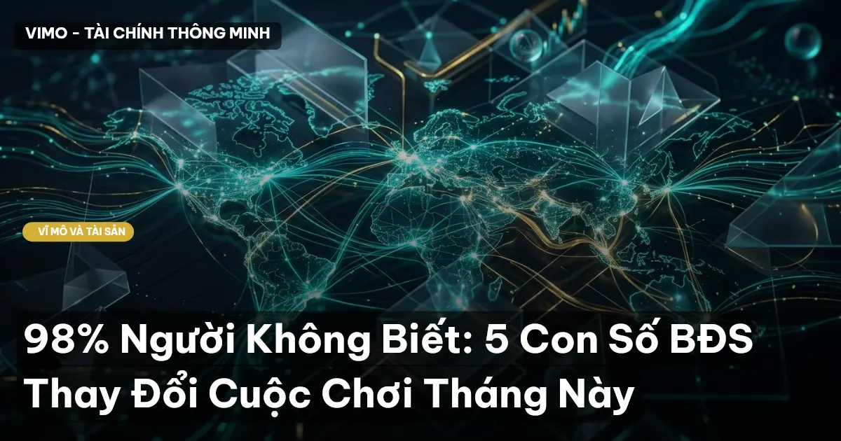 98% Người Không Biết: 5 Con Số BĐS Thay Đổi Cuộc Chơi Tháng Này