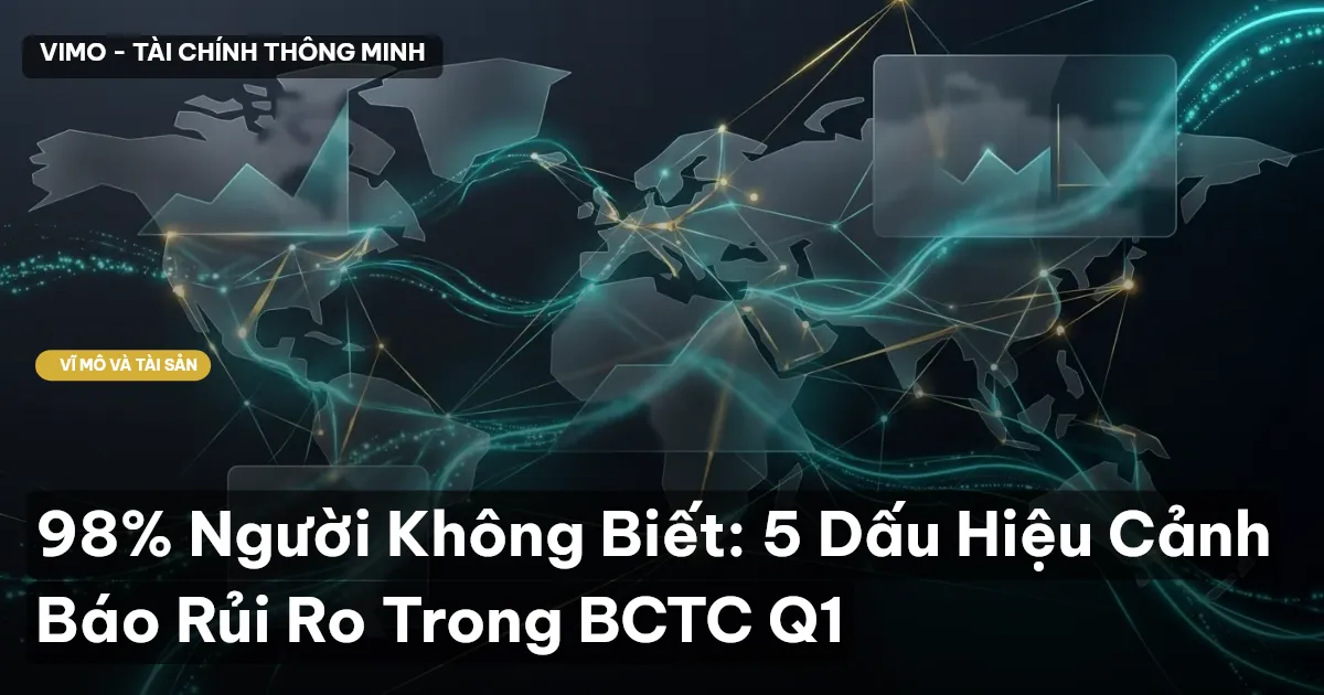 98% Người Không Biết: 5 Dấu Hiệu Cảnh Báo Rủi Ro Trong BCTC Q1