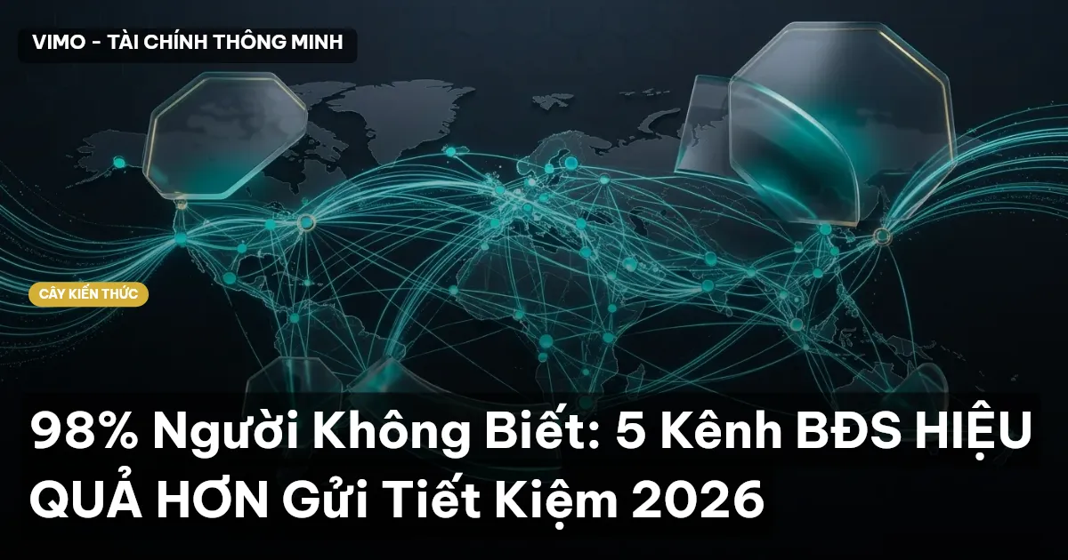 98% Người Không Biết: 5 Kênh BĐS HIỆU QUẢ HƠN Gửi Tiết Kiệm 2026