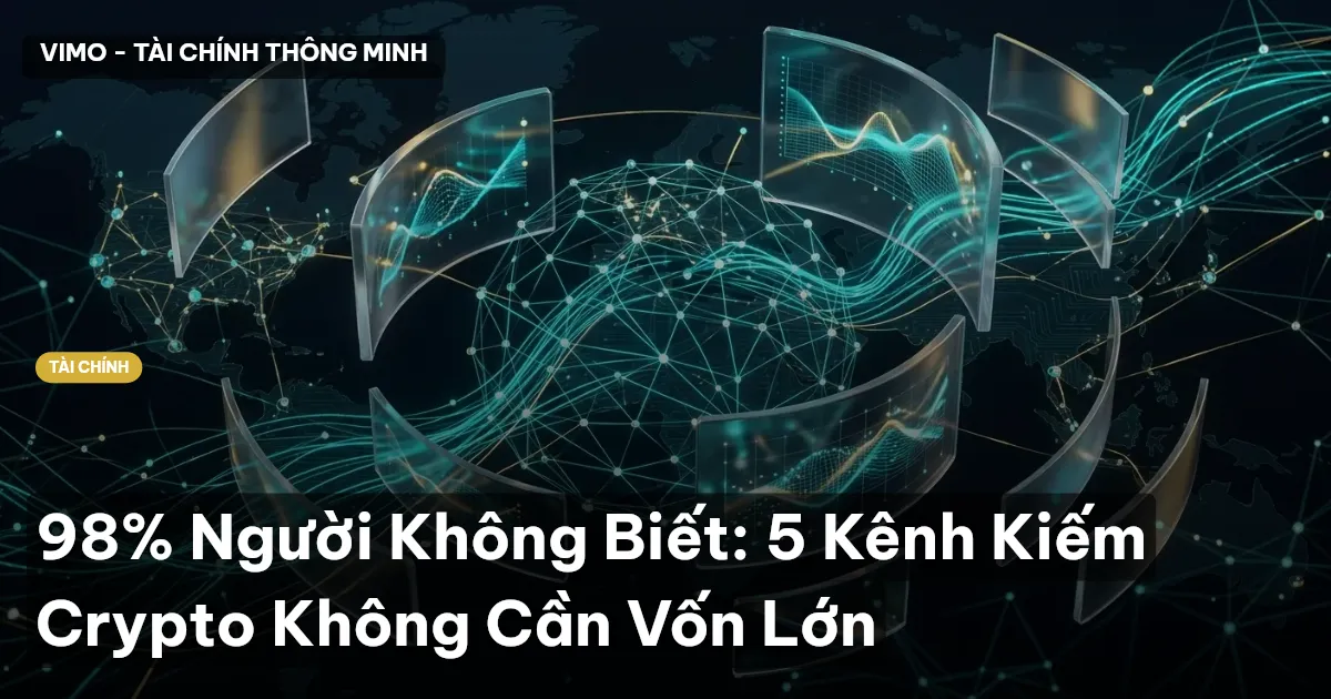 kiếm tiền crypto không vốn