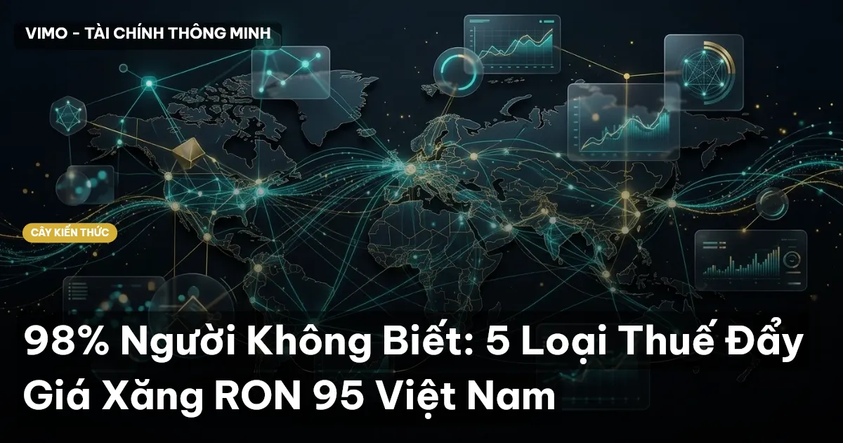 98% Người Không Biết: 5 Loại Thuế Đẩy Giá Xăng RON 95 Việt Nam