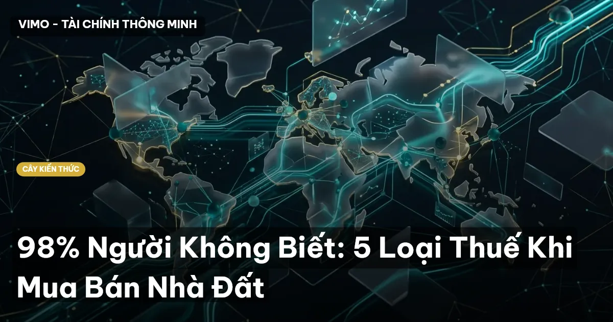 98% Người Không Biết: 5 Loại Thuế Khi Mua Bán Nhà Đất