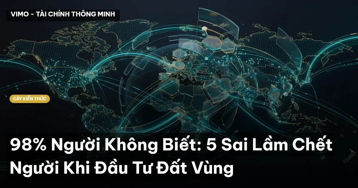 98% Người Không Biết: 5 Sai Lầm Chết Người Khi Đầu Tư Đất Vùng