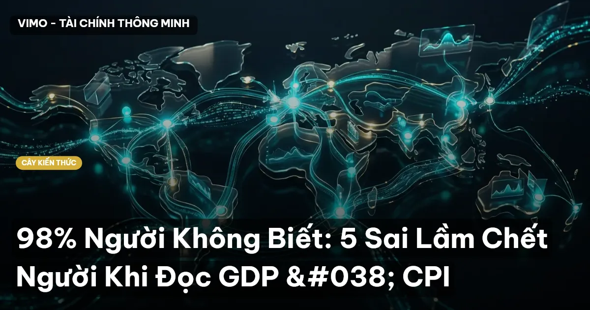 98% Người Không Biết: 5 Sai Lầm Chết Người Khi Đọc GDP & CPI
