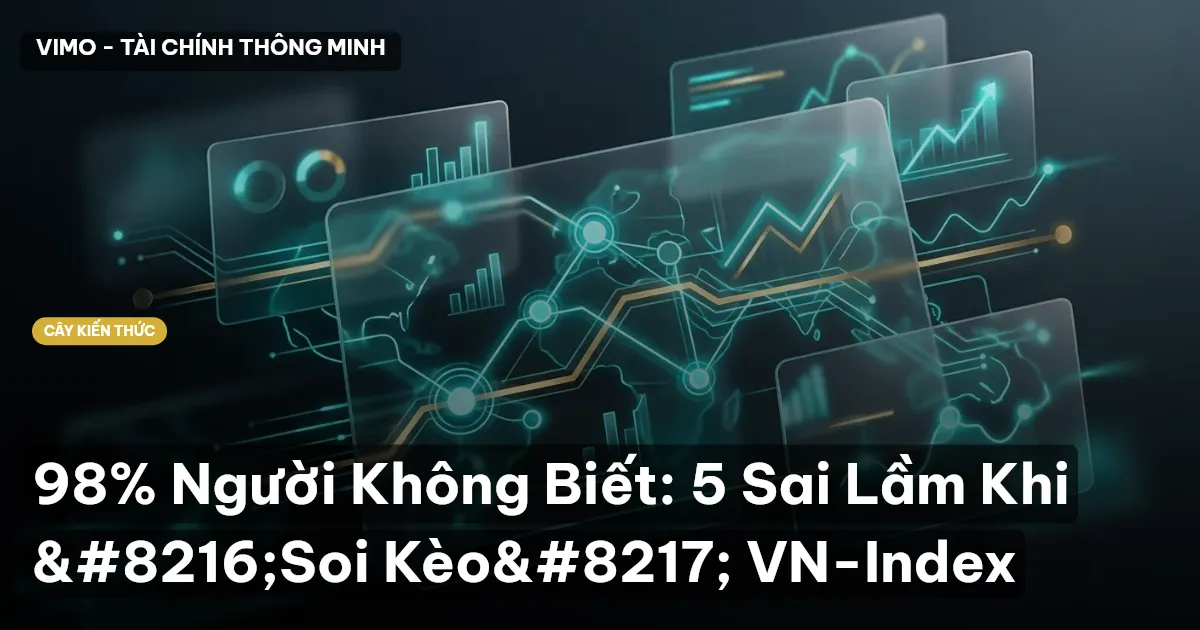 98% Người Không Biết: 5 Sai Lầm Khi ‘Soi Kèo’ VN-Index