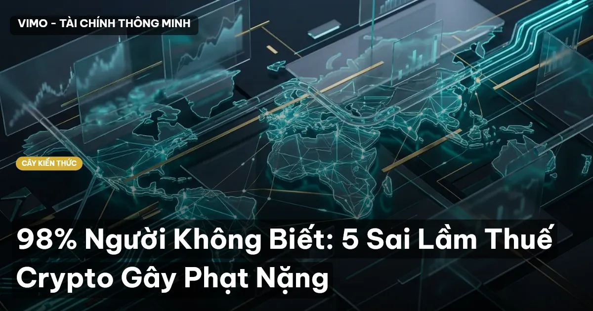 98% Người Không Biết: 5 Sai Lầm Thuế Crypto Gây Phạt Nặng