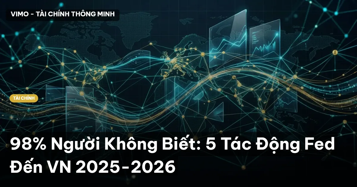 98% Người Không Biết: 5 Tác Động Fed Đến VN 2025-2026