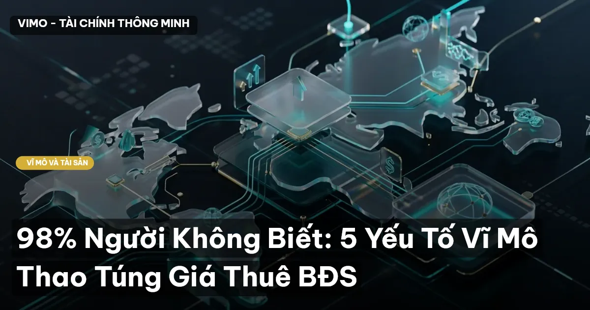 98% Người Không Biết: 5 Yếu Tố Vĩ Mô Thao Túng Giá Thuê BĐS