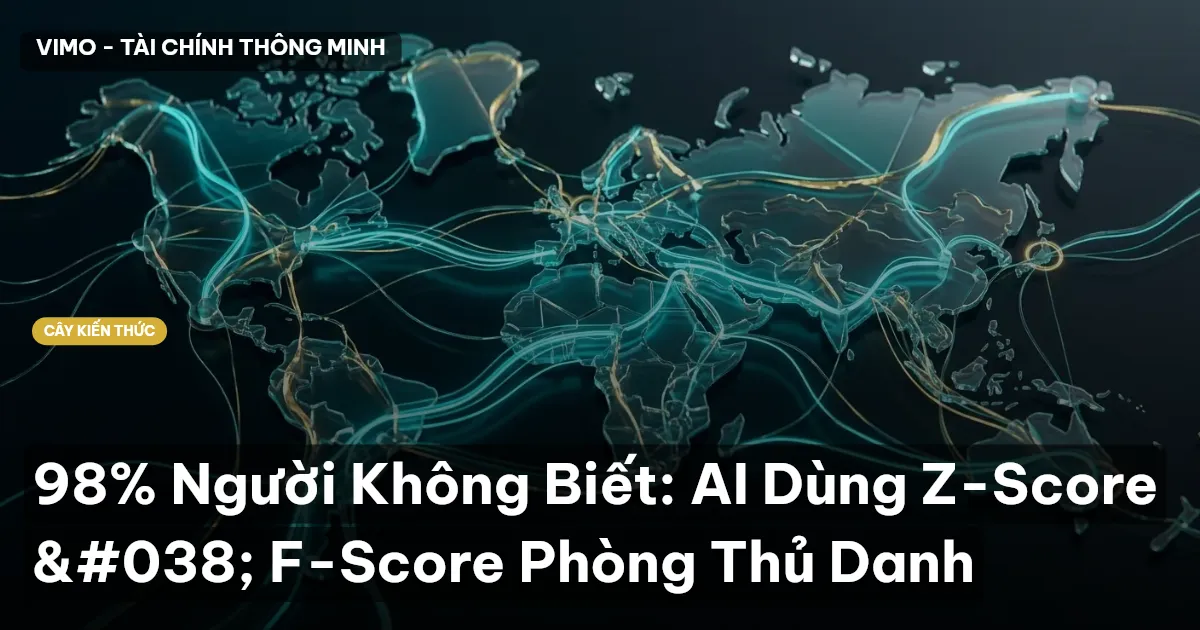 98% Người Không Biết: AI Dùng Z-Score & F-Score Phòng Thủ Danh