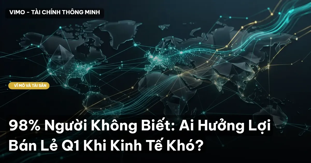 98% Người Không Biết: Ai Hưởng Lợi Bán Lẻ Q1 Khi Kinh Tế Khó?