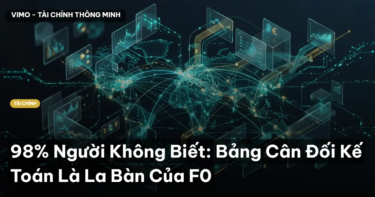 98% Người Không Biết: Bảng Cân Đối Kế Toán Là La Bàn Của F0