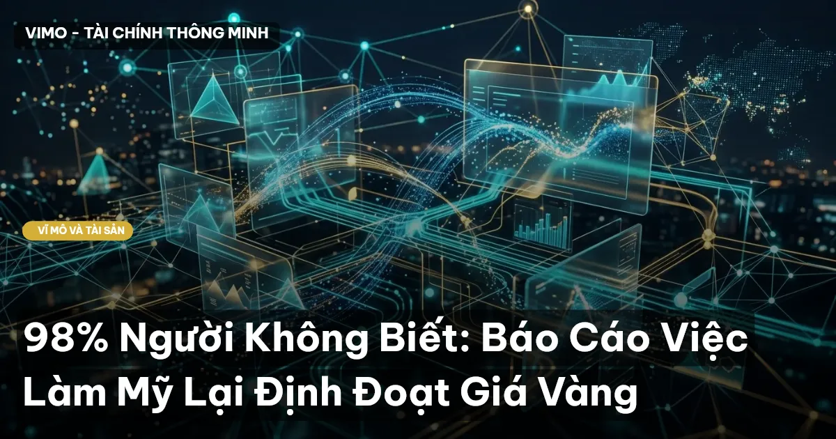 98% Người Không Biết: Báo Cáo Việc Làm Mỹ Lại Định Đoạt Giá Vàng