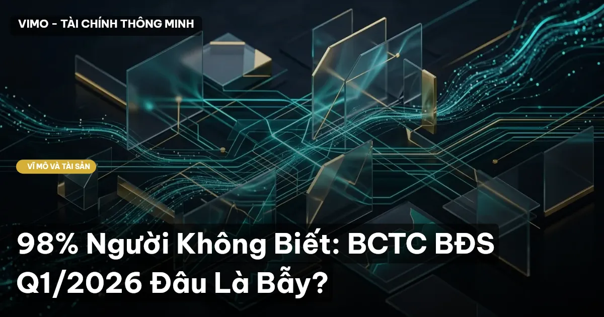 98% Người Không Biết: BCTC BĐS Q1/2026 Đâu Là Bẫy?