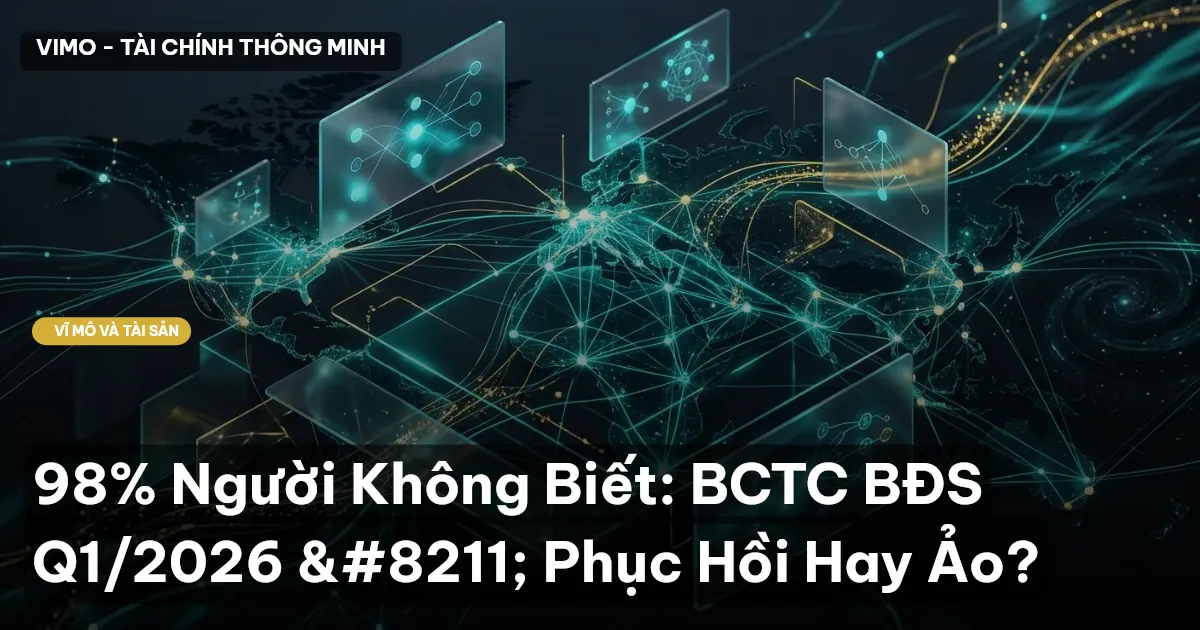 98% Người Không Biết: BCTC BĐS Q1/2026 – Phục Hồi Hay Ảo?