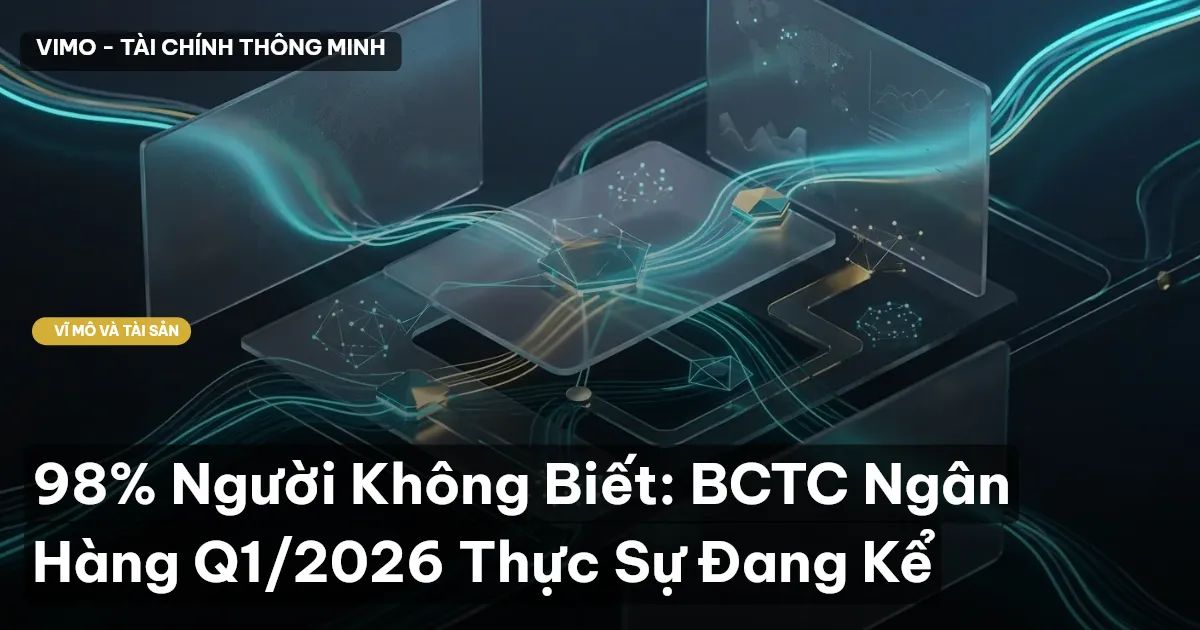 98% Người Không Biết: BCTC Ngân Hàng Q1/2026 Thực Sự Đang Kể