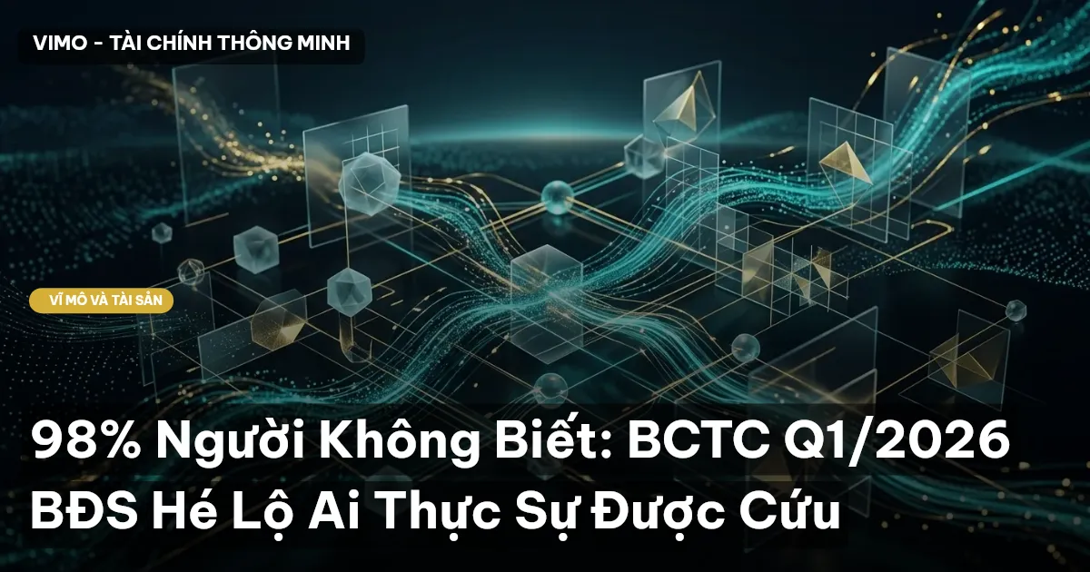 98% Người Không Biết: BCTC Q1/2026 BĐS Hé Lộ Ai Thực Sự Được Cứu