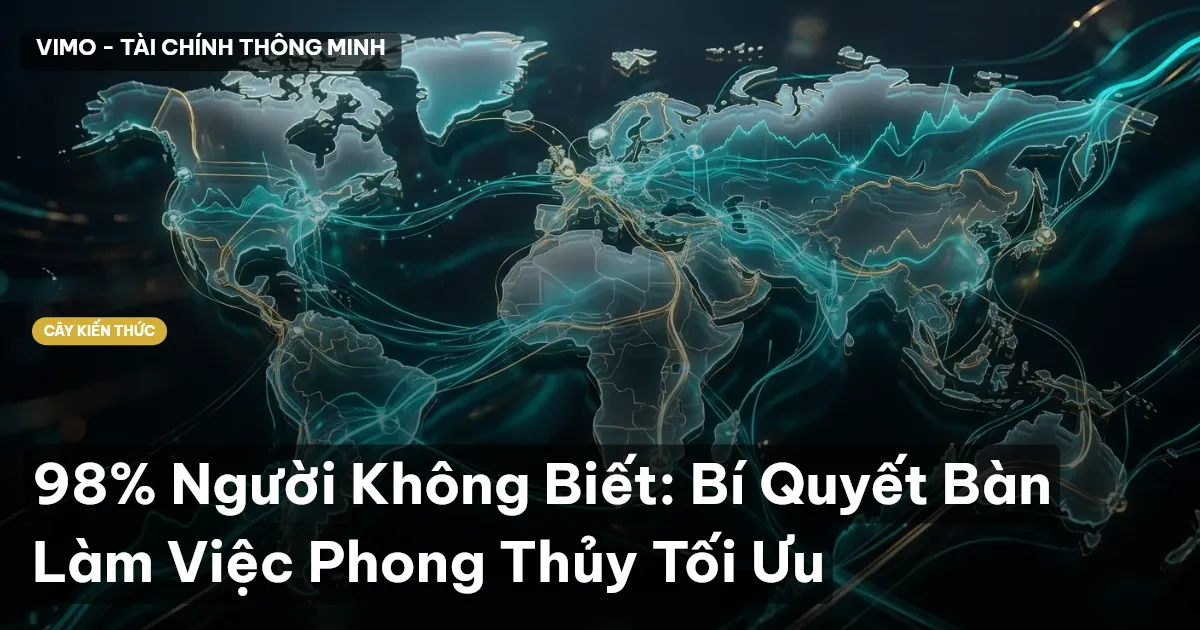 98% Người Không Biết: Bí Quyết Bàn Làm Việc Phong Thủy Tối Ưu