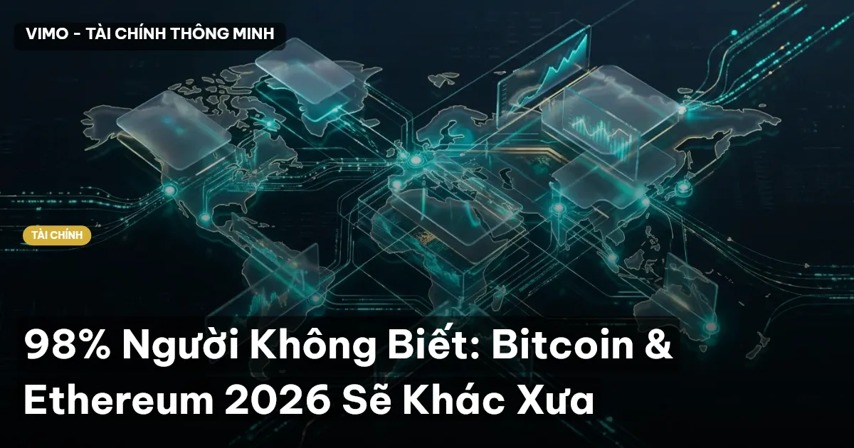 98% Người Không Biết: Bitcoin & Ethereum 2026 Sẽ Khác Xưa