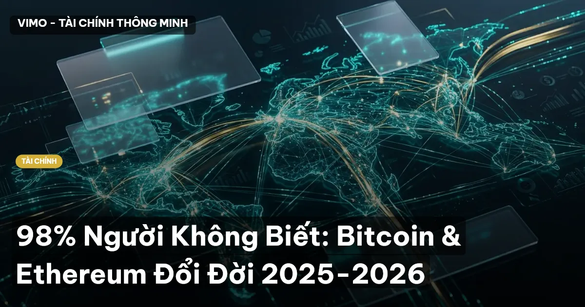 98% Người Không Biết: Bitcoin & Ethereum Đổi Đời 2025-2026