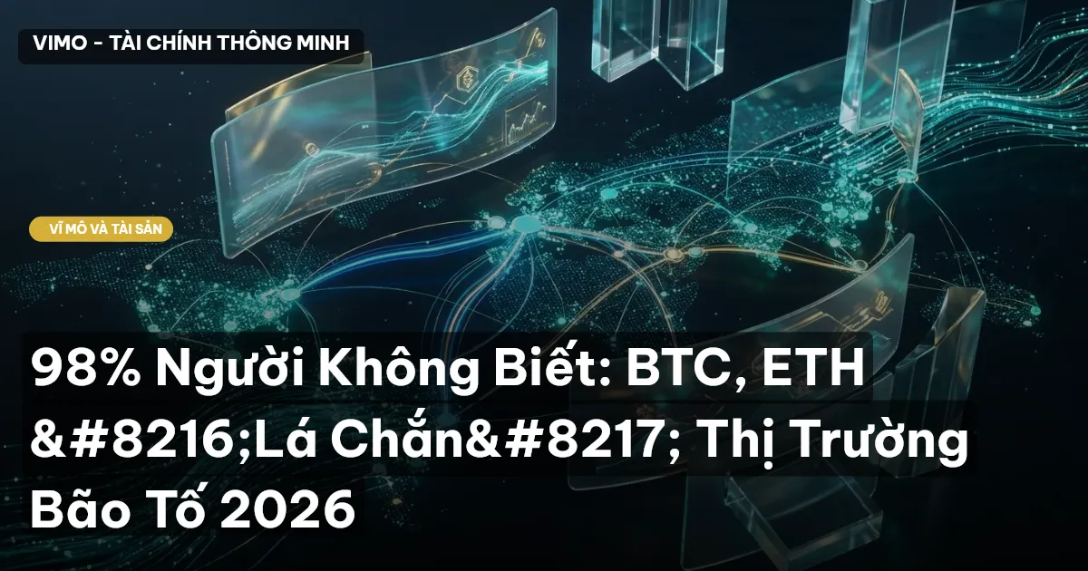 98% Người Không Biết: BTC, ETH ‘Lá Chắn’ Thị Trường Bão Tố 2026