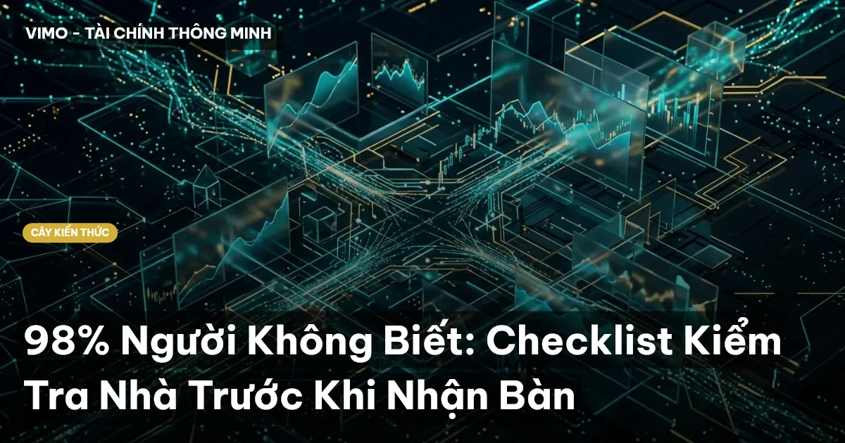 98% Người Không Biết: Checklist Kiểm Tra Nhà Trước Khi Nhận Bàn