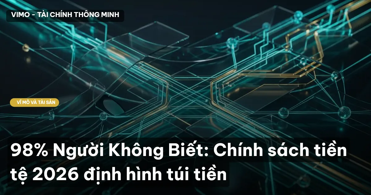 98% Người Không Biết: Chính sách tiền tệ 2026 định hình túi tiền