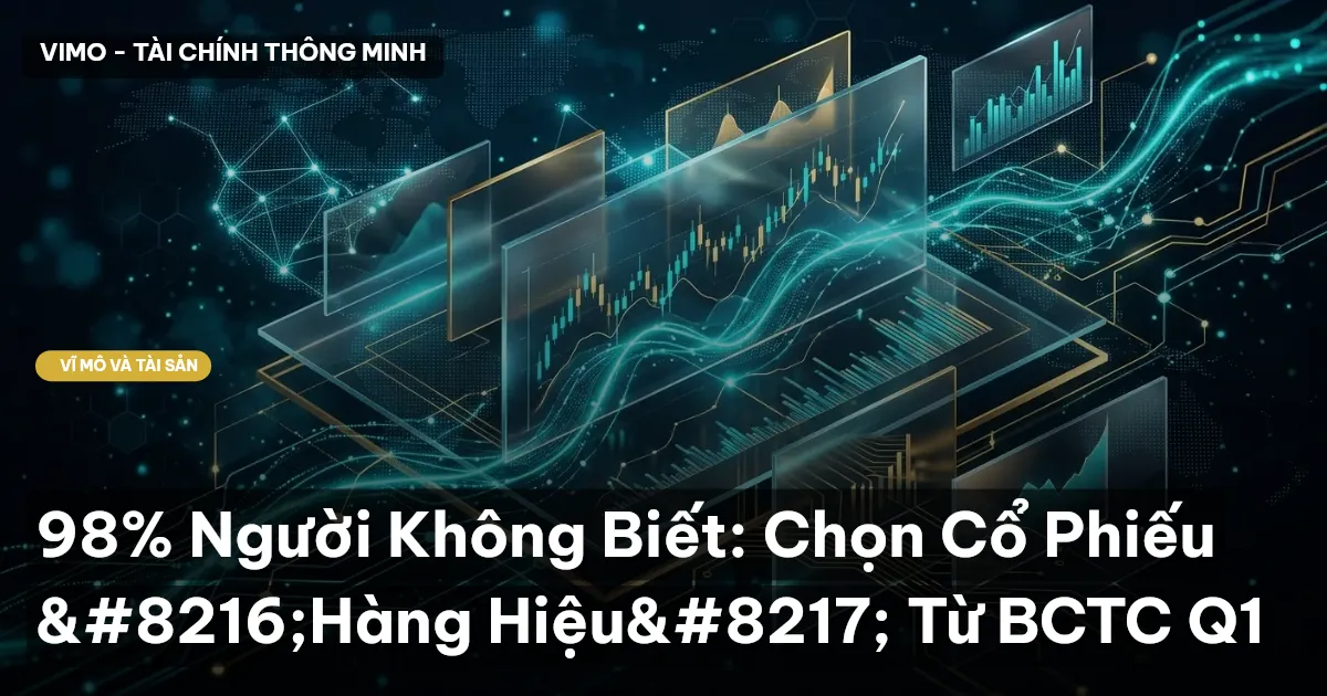 98% Người Không Biết: Chọn Cổ Phiếu 'Hàng Hiệu' Từ BCTC Q1