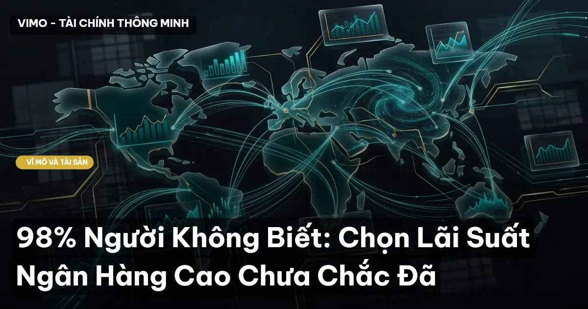 98% Người Không Biết: Chọn Lãi Suất Ngân Hàng Cao Chưa Chắc Đã