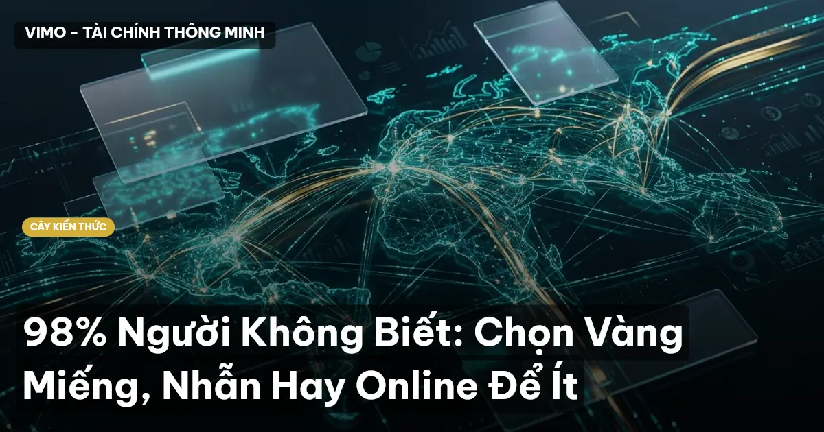 98% Người Không Biết: Chọn Vàng Miếng, Nhẫn Hay Online Để Ít