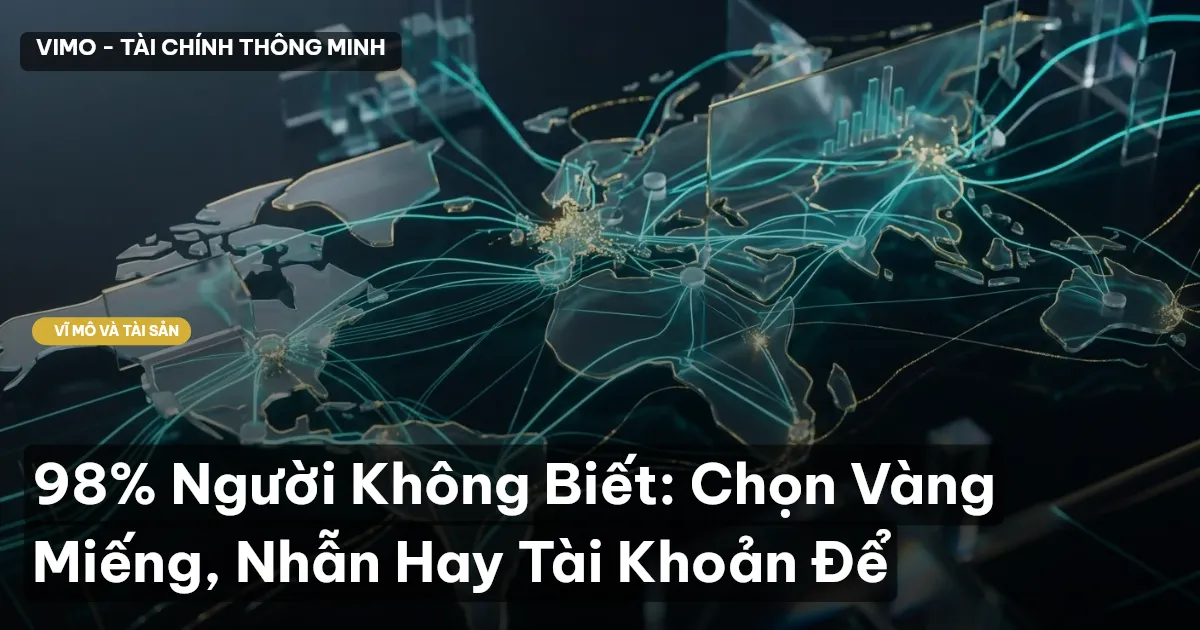 98% Người Không Biết: Chọn Vàng Miếng, Nhẫn Hay Tài Khoản Để