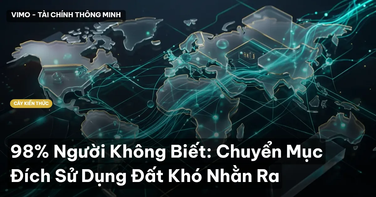 98% Người Không Biết: Chuyển Mục Đích Sử Dụng Đất Khó Nhằn Ra